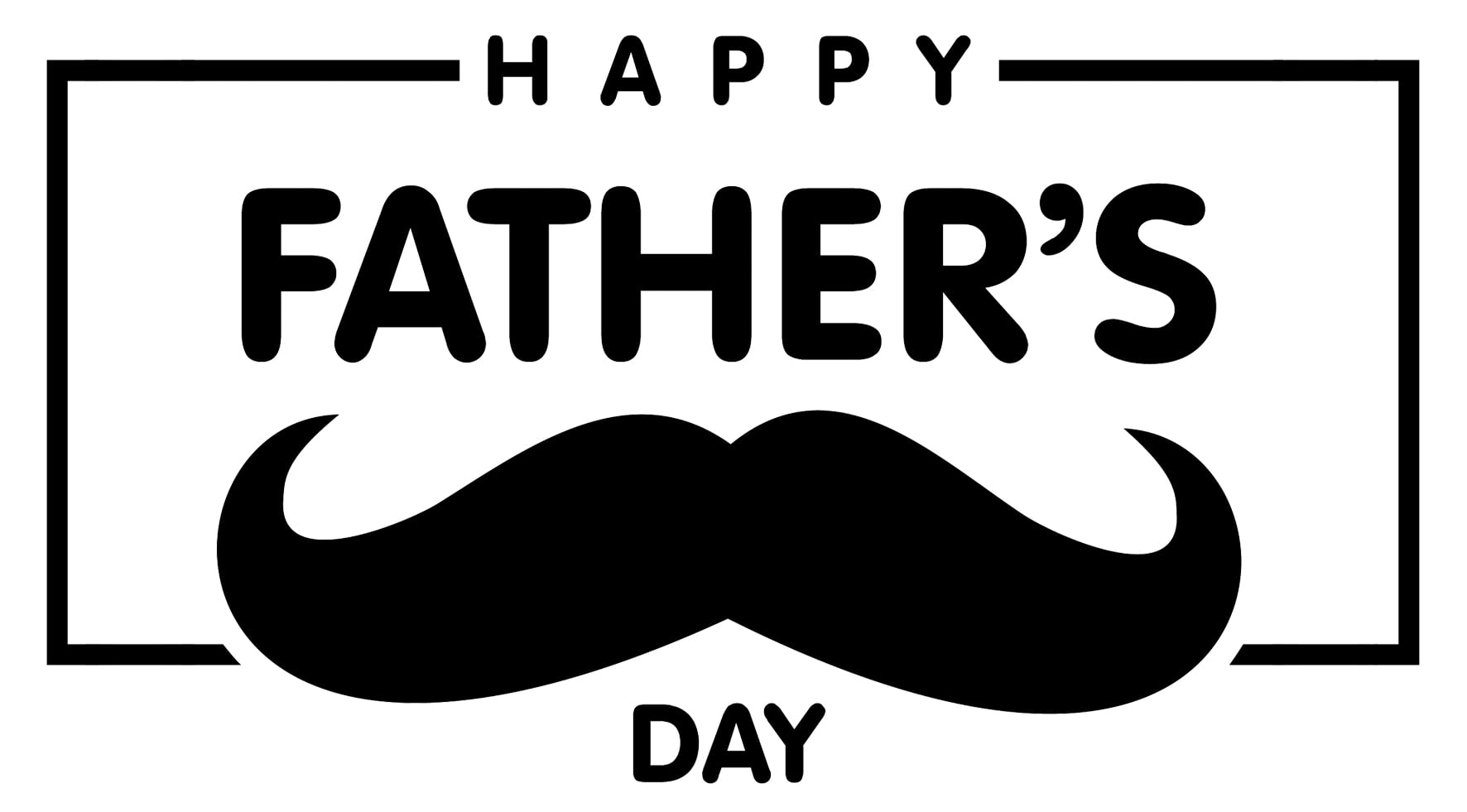 moustache box father's day